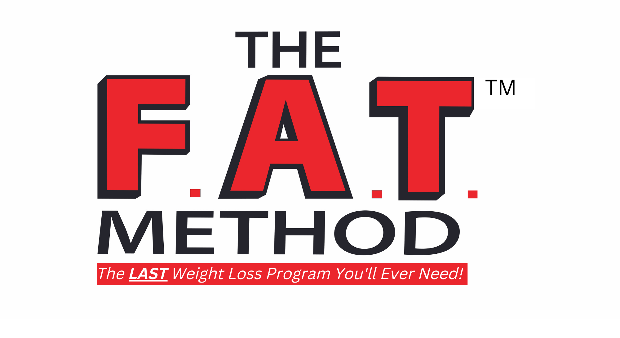 fat logo last slogan red bar